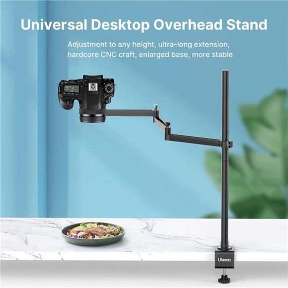 Camera Desk Mount Stand with Flexible Arm,  Aluminum Desk Mounting Stand - Picture 5 of 6